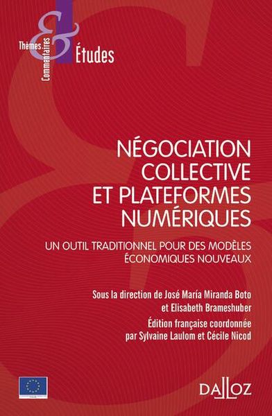 Produktbild: Negociation Collective et Plateformes Numeriques: Un Outil