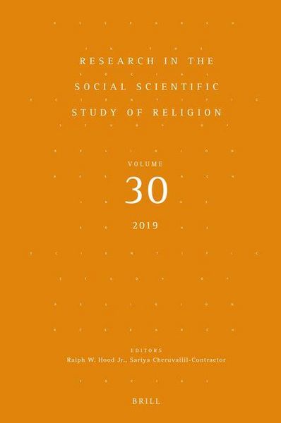 Produktbild: Research in the Social Scientific Study of Religion, Volume 30