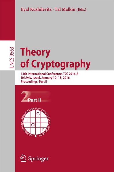 Produktbild: Theory of Cryptography