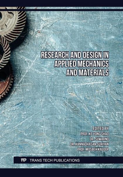 Produktbild: Research and Design in Applied Mechanics and Materials