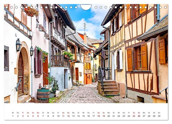 Produktbild: Eguisheim - M&auml;rchendorf im Elsass (Wandkalender 2026 DIN A4 quer), CALVENDO Monatskalender
