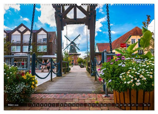 Produktbild: Papenburg - Venedig des Nordens (hochwertiger Premium Wandkalender 2026 DIN A2 quer), Kunstdruck in Hochglanz