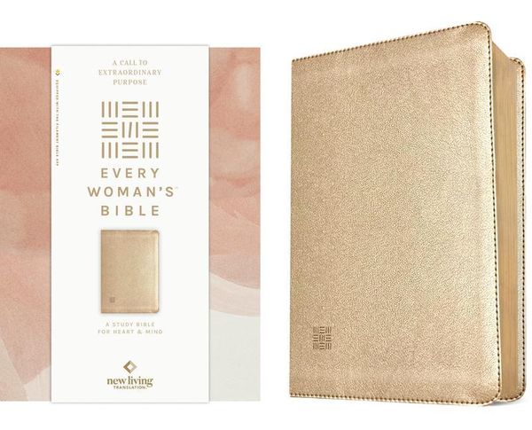 NLT Every Woman's Bible, Filament Enabled (Leatherlike, Soft Gold, Red Letter), Gebundene Ausgabe von New Living Translation, Tyndale House