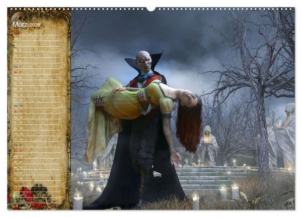 Produktbild: Vampire - Kinder der Nacht (Wandkalender 2026 DIN A2 quer), CALVENDO Monatskalender