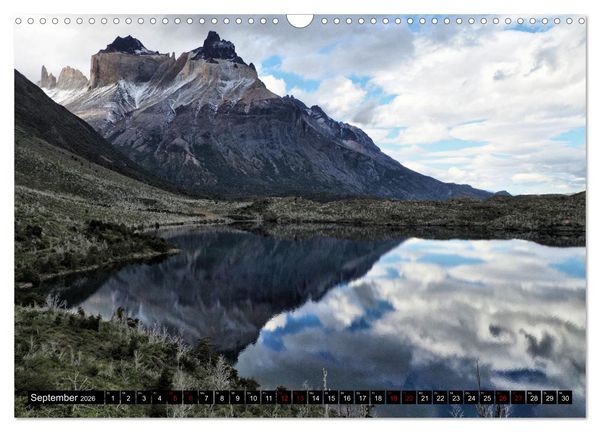 Produktbild: Patagonien mit Feuerland (Wandkalender 2026 DIN A3 quer), CALVENDO Monatskalender