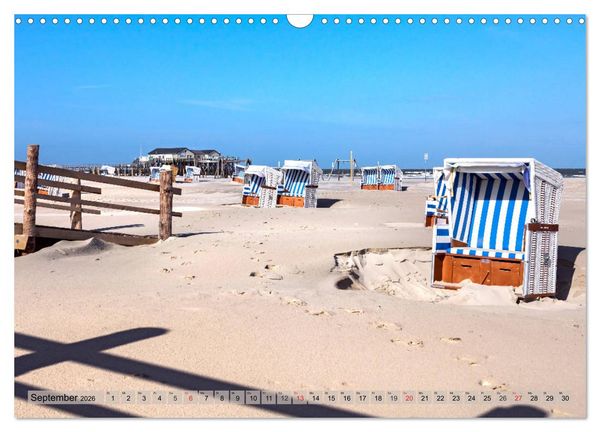 Produktbild: St. Peter Ording - Atemberaubende Momente (Wandkalender 2026 DIN A3 quer), CALVENDO Monatskalender