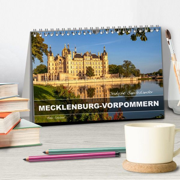 Produktbild: Deutsche Bundesl&auml;nder - Mecklenburg-Vorpommern (Tischkalender 2026 DIN A5 quer), CALVENDO Monatskalender