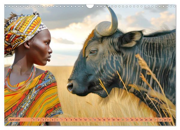 Produktbild: Afrikas urt&uuml;mliche Sch&ouml;nheit (Wandkalender 2026 DIN A3 quer), CALVENDO Monatskalender