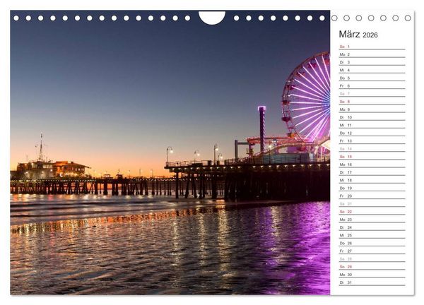 Produktbild: Los Angeles - Kalifornien (Wandkalender 2026 DIN A4 quer), CALVENDO Monatskalender