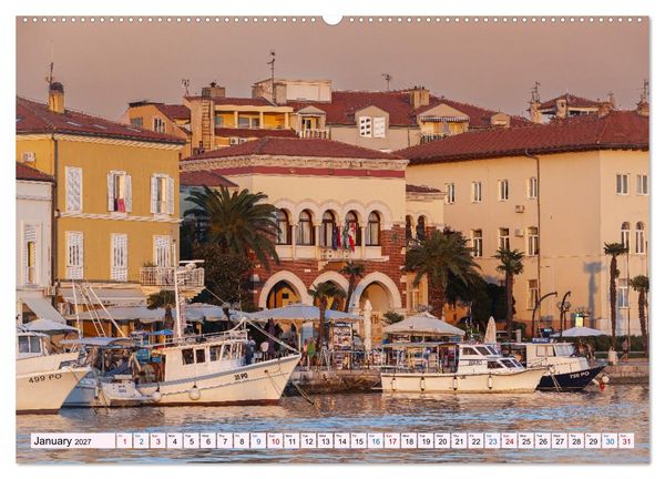 Produktbild: Istria &ndash; Coastal Wonders, Historic Cities, and Island Dreams (Wall Calendar 2027 DIN A2 landscape), CALVENDO 12 Month Wall Calendar