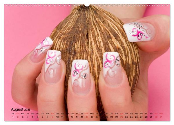 Produktbild: Transient Art &ndash; Nail Art Episode 1 (High Quality Premium Wall Calendar 2026 DIN A2 landscape),CALVENDO 12 Month Wall Calendar