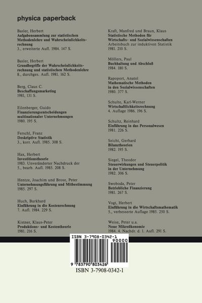 Produktbild: Wirtschaftlichkeitsrechnung