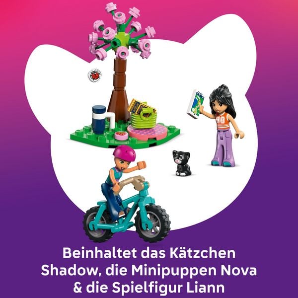 Produktbild: LEGO Friends 42682 Glampingh&uuml;tte in freier Natur, Bau- und Spielset mit 2 Spielfiguren und einem Spielzeugk&auml;tzchen