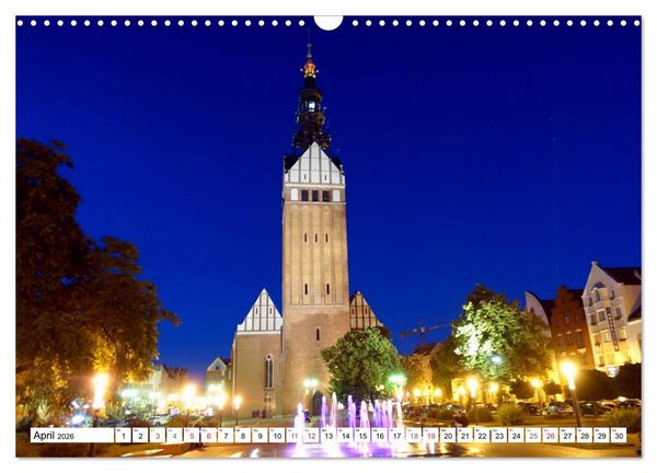 Produktbild: Das Wunder von Elbing - Eine Stadt auferstanden aus Ruinen (Wandkalender 2026 DIN A3 quer), CALVENDO Monatskalender