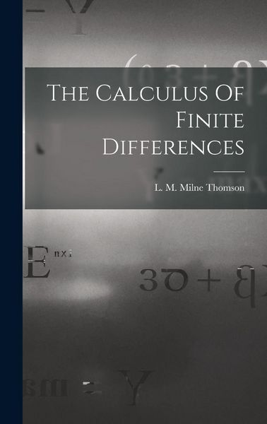 Produktbild: The Calculus Of Finite Differences