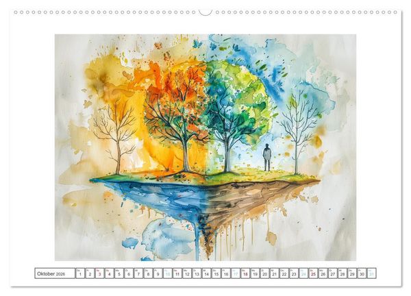 Produktbild: Die Sprache des Friedens (Wandkalender 2026 DIN A2 quer), CALVENDO Monatskalender