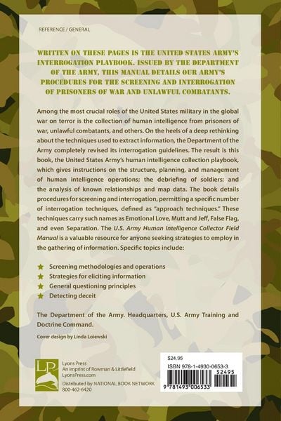 Produktbild: U.S. Army Human Intelligence Collector Field Manual