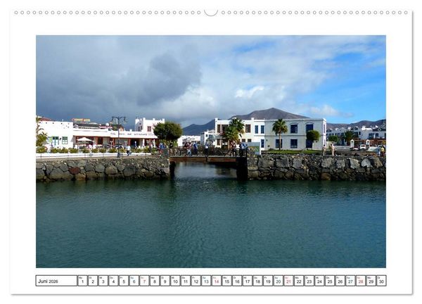 Produktbild: Lanzarote - Playa Blanca (Wandkalender 2026 DIN A2 quer), CALVENDO Monatskalender