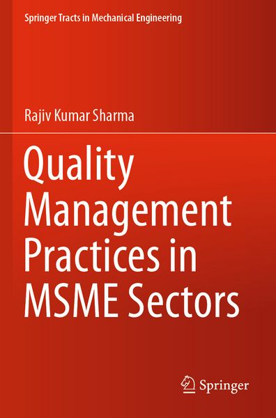 Produktbild: Quality Management Practices in MSME Sectors