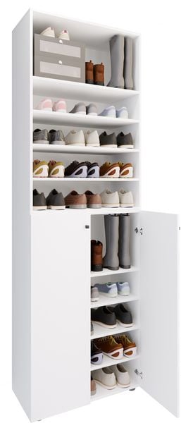 Produktbild: XL Holz Gro&szlig;er Schuhschrank Schuhkommode Lona 10