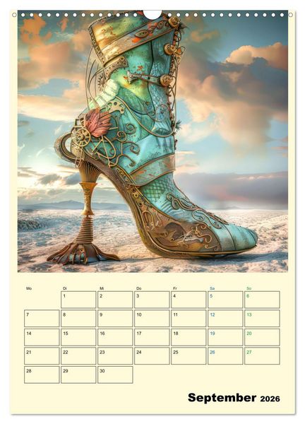 Produktbild: Steampunk Accesoires - Planer (Wandkalender 2026 DIN A3 hoch), CALVENDO Monatskalender