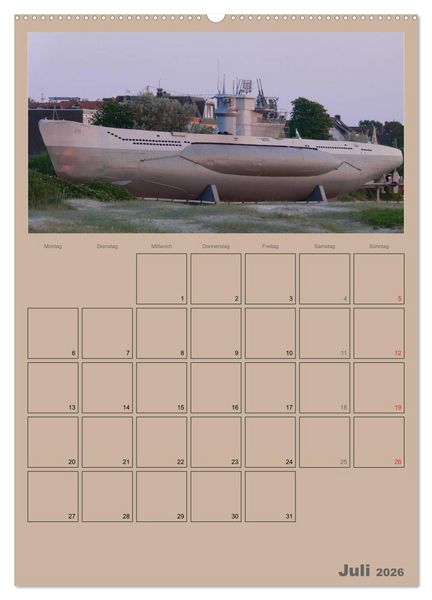 Produktbild: Rund um die Kieler F&ouml;rde / Planer (Wandkalender 2026 DIN A2 hoch), CALVENDO Monatskalender