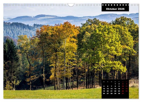 Produktbild: Malerisches Sauerland (Wandkalender 2026 DIN A3 quer), CALVENDO Monatskalender