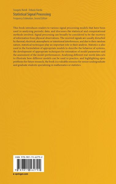 Produktbild: Statistical Signal Processing