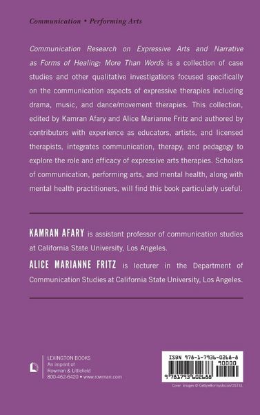 Produktbild: Communication Research on Expressive Arts and Narrative as Forms of Healing