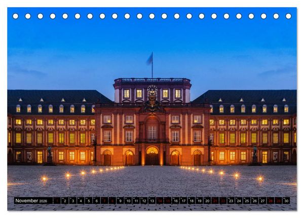 Produktbild: Mannheimer Impressionen. (Tischkalender 2026 DIN A5 quer), CALVENDO Monatskalender
