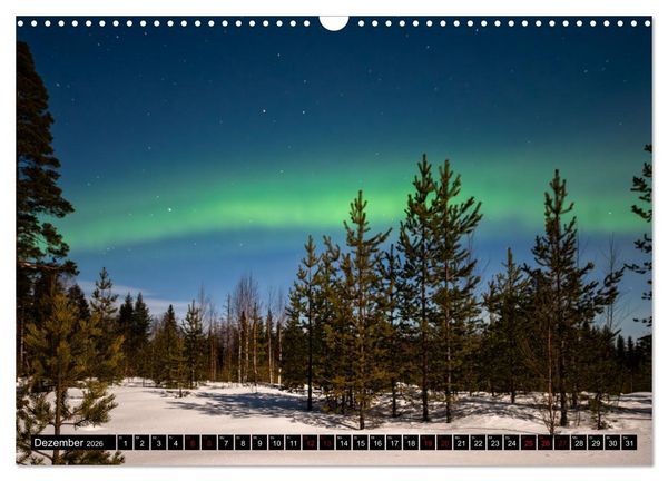 Produktbild: AURORA BOREALIS tanzt (Wandkalender 2026 DIN A3 quer), CALVENDO Monatskalender