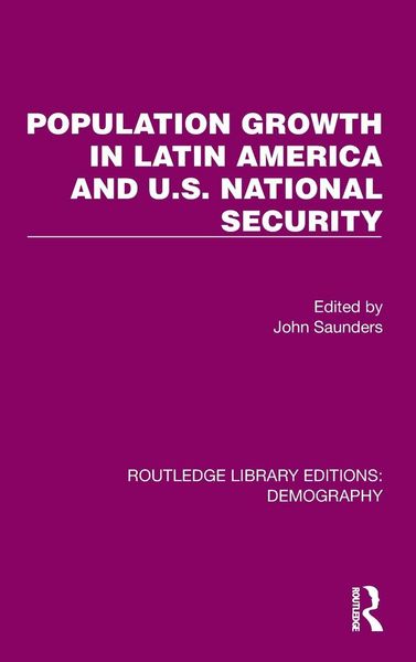 Produktbild: Population Growth In Latin America And U.S. National Security