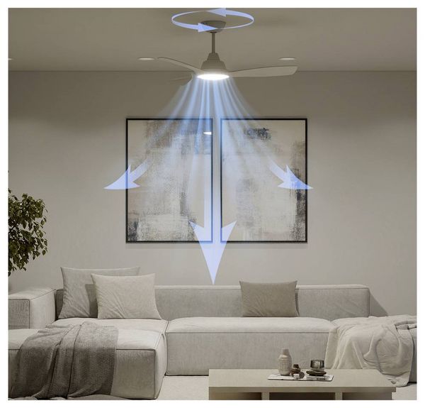 Produktbild: Philips LED Fixed blade Deckenventilator 30 W mit Fernbedienung, Dimmbar