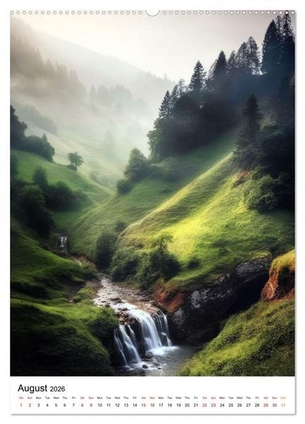 Produktbild: Rhythmic Nature (Wall Calendar 2026 DIN A2 portrait), CALVENDO 12 Month Wall Calendar