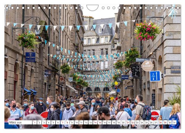 Produktbild: Bretagne - Saint Malo (Wandkalender 2026 DIN A4 quer), CALVENDO Monatskalender