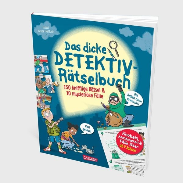 Produktbild: Das dicke Detektiv-R&auml;tselbuch