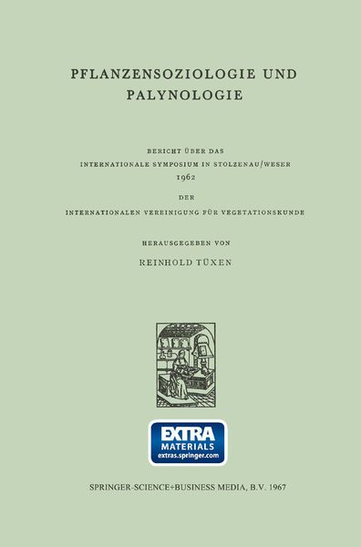 Produktbild: Pflanzensoziologie und Palynologie