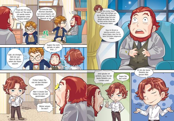 Produktbild: Manhwa f&uuml;r Kids: Sherlock Holmes (Band 1) - Eine Studie in Scharlachrot