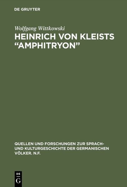 Produktbild: Heinrich von Kleists &ldquo;Amphitryon&rdquo;