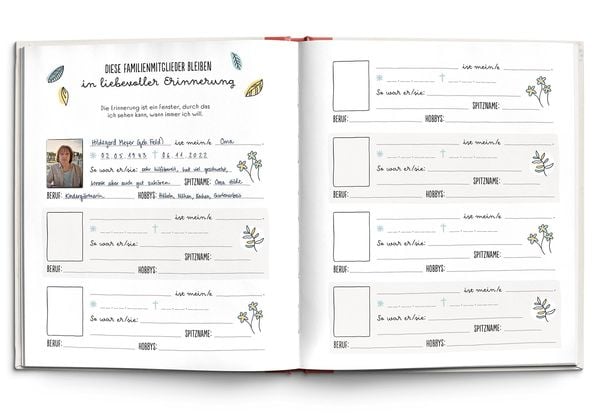 Produktbild: Meine Familie in einem Buch