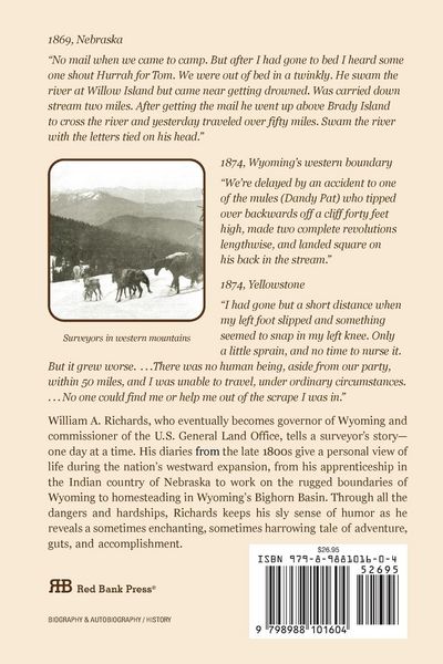 Produktbild: William A. Richards Diaries of a Frontier Surveyor