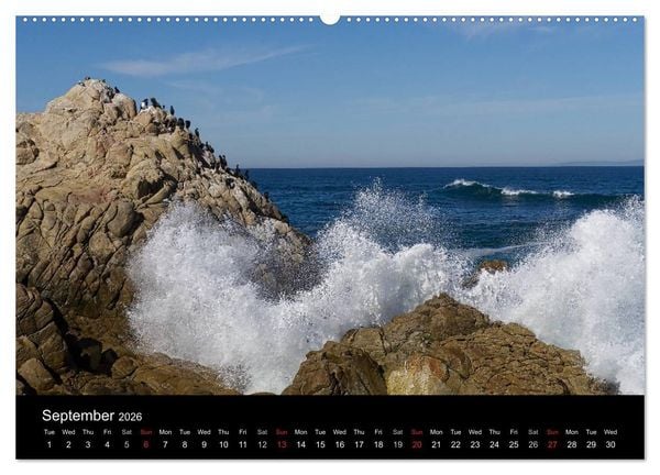Produktbild: California Coasline (High Quality Premium Wall Calendar 2026 DIN A2 landscape),CALVENDO 12 Month Wall Calendar
