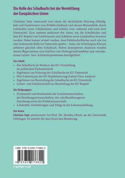 Produktbild: Die Rolle des Schulbuchs bei der Vermittlung der Europ&auml;ischen Union