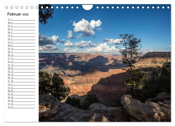 Produktbild: Faszination Grand Canyon (Wandkalender 2026 DIN A4 quer), CALVENDO Monatskalender