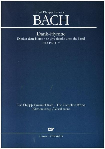 Produktbild: Dank-Hymne der Freundschaft, Klavierauszug