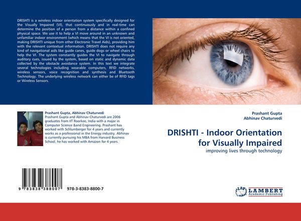 Produktbild: DRISHTI - Indoor Orientation for Visually Impaired