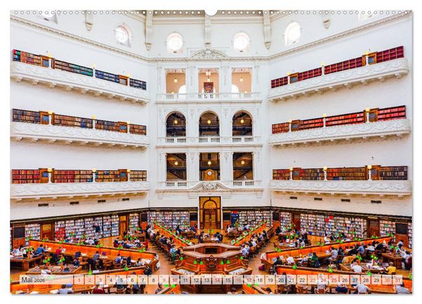 Produktbild: Melbourne Impressionen (Wandkalender 2026 DIN A2 quer), CALVENDO Monatskalender