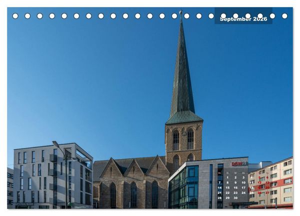 Produktbild: Dortmunds mittelalterliche Kirchen (Tischkalender 2026 DIN A5 quer), CALVENDO Monatskalender
