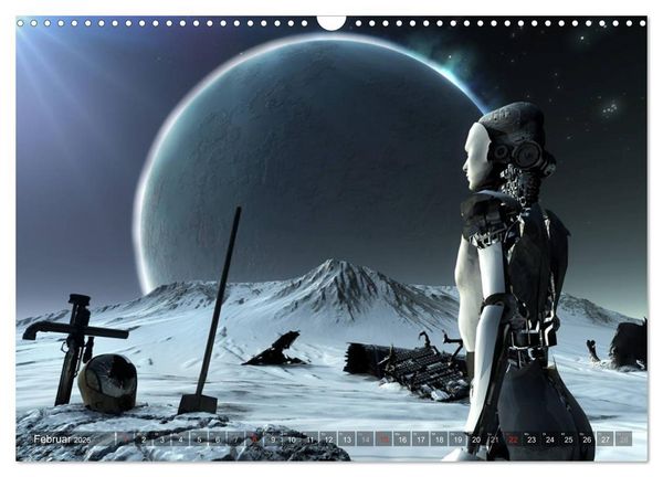 Produktbild: Planetare Traumwelten (Wandkalender 2026 DIN A3 quer), CALVENDO Monatskalender
