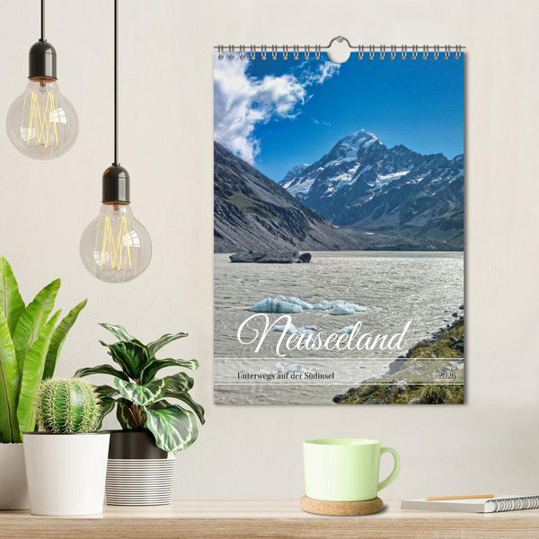Produktbild: Neuseeland &ndash; Unterwegs auf der S&uuml;dinsel (Wandkalender 2026 DIN A4 hoch), CALVENDO Monatskalender